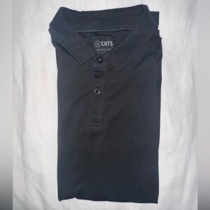 Cuts Clothing Men's Black Polo Shirt